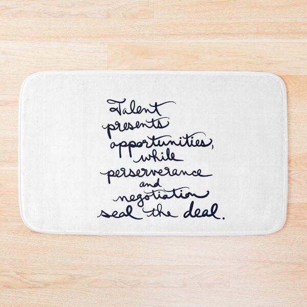 Item preview, Talent, Perseverance, Negotiation  designed and sold by abeink.