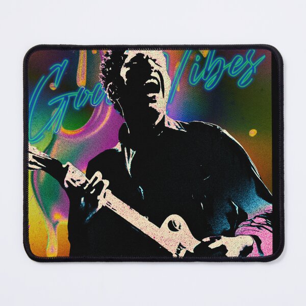 Item preview, Neon Psych Rock Guitarist Fluid Art Poster designed and sold by AXENT Designs.