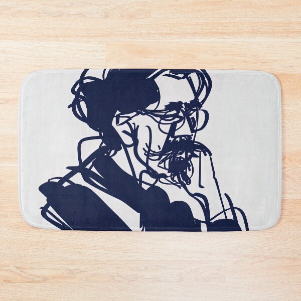 Item preview, Charles Dickens - Blue Abstract Art designed and sold by shadow-bloom.