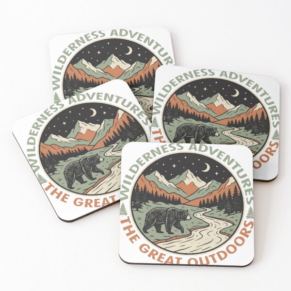 Item preview, Vintage Grizzly Bear Wilderness Adventures National Park Tshirt designed and sold by RustyGhostWear.