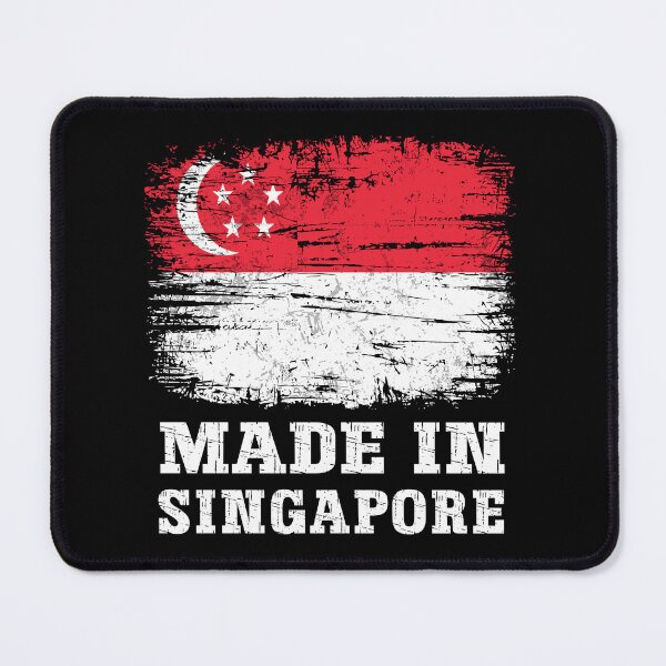 Item preview, Made in Singapore Vintage Distressed Flag designed and sold by Dmetalx Art Apparel.