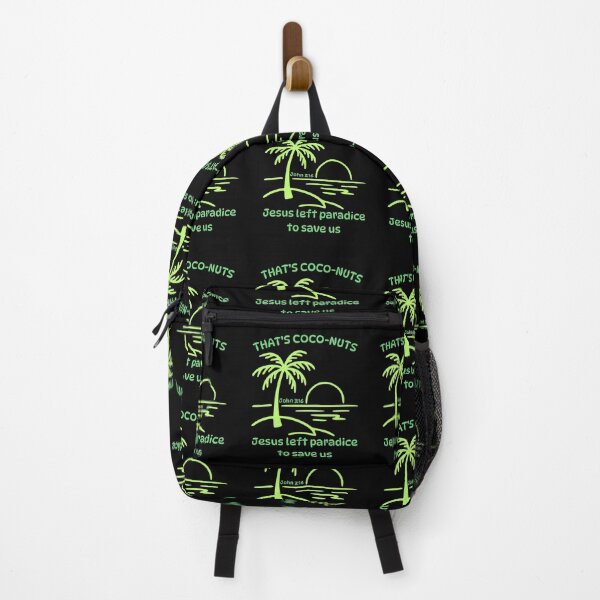 Item preview, That's Coconuts Jesus Saves John 316 Love Palm Tree Tropical Beach Summer Bright Colors designed and sold by Forevermore.