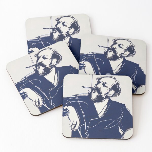 Item preview, Charles Gounod - Blue Abstract Art designed and sold by shadow-bloom.