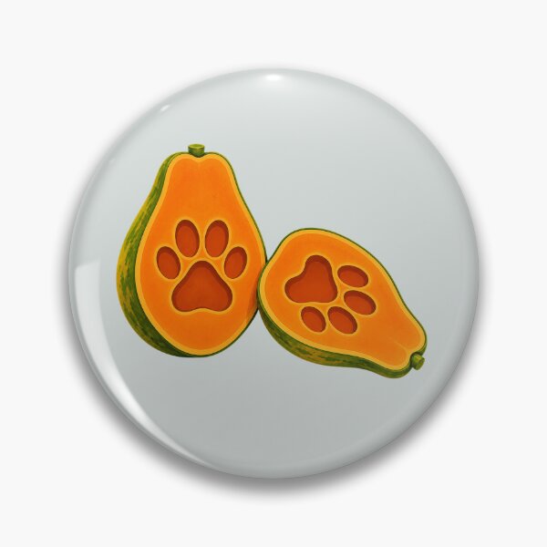 Item preview, Paw Paw | Cute Cat Papaya Pun designed and sold by Ginastle26.