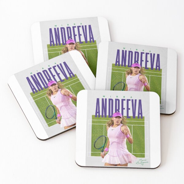 Item preview, Mirra Andreeva Wimbledon Grass Court Champion Tennis Poster designed and sold by Holy-Verse.