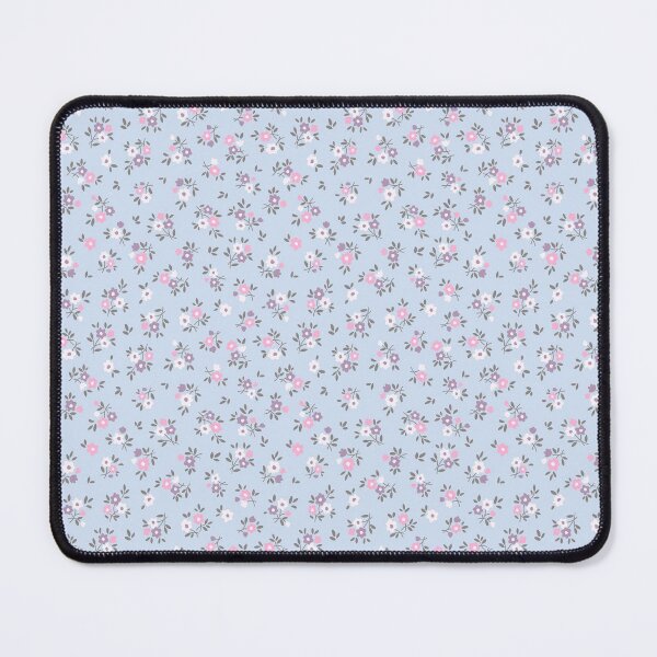 Item preview, Tiny Pastel Floral Seamless Pattern | Cottagecore Ditsy Flower Print on Soft Blue designed and sold by RJACreative.