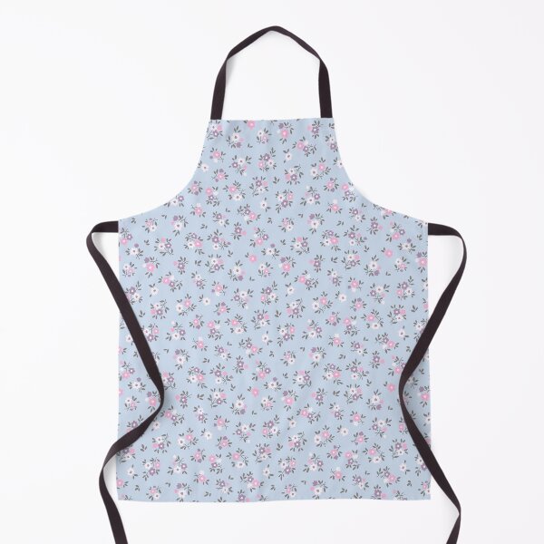 Item preview, Tiny Pastel Floral Seamless Pattern | Cottagecore Ditsy Flower Print on Soft Blue designed and sold by RJACreative.