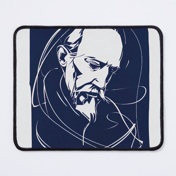 Item preview, Charles Grey - Blue Abstract Art designed and sold by shadow-bloom.