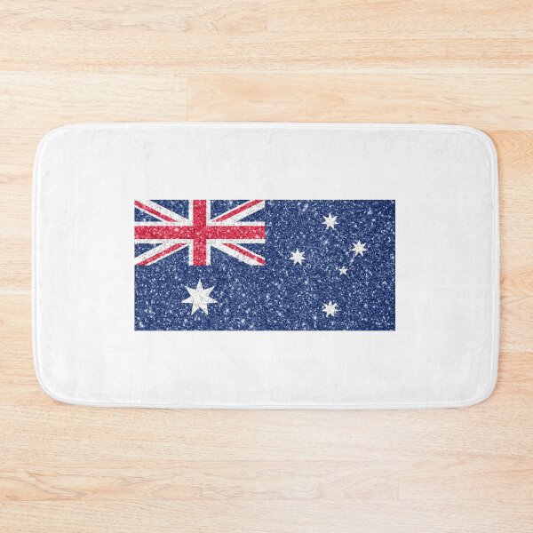Item preview, australia glitter flag designed and sold by designsbysamantha.