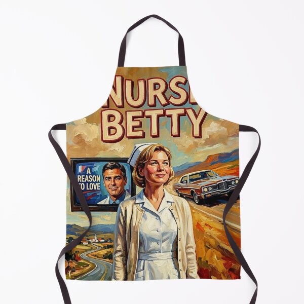 Item preview, Nurse Betty Retro Dark Comedy Road Trip Drama Tribute Art Movie Poster designed and sold by Art's Diner.