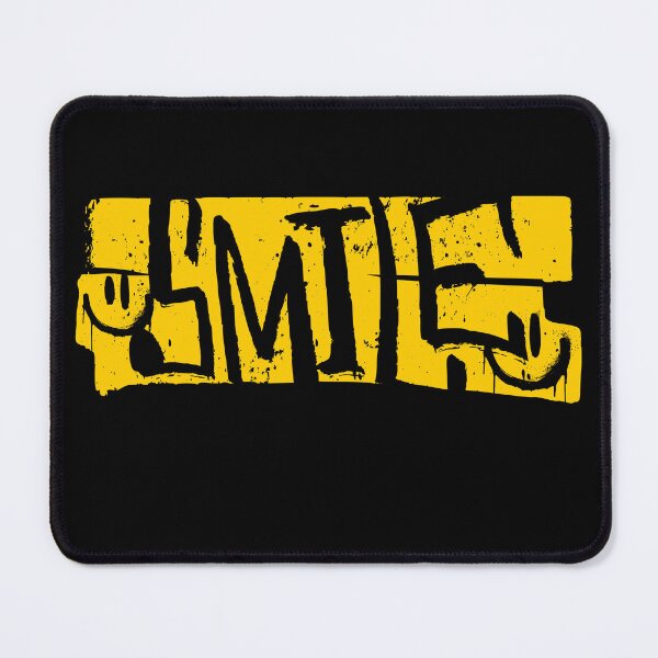 Item preview, Distressed Smile Gritty Graffiti Block designed and sold by Khadigadesings.