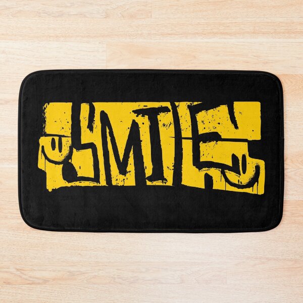 Item preview, Distressed Smile Gritty Graffiti Block designed and sold by Khadigadesings.