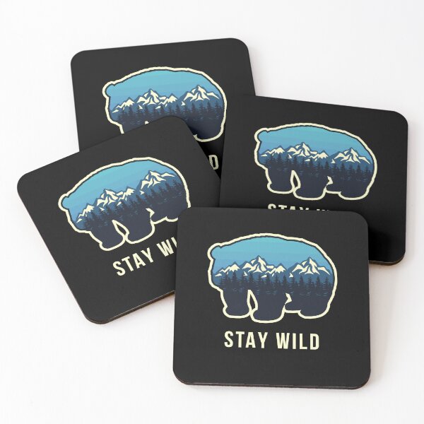 Artikelvorschau, Stay Wild Bear Mountain Shirt | Outdoor-Naturabenteuer-T-Shirt entworfen und verkauft von Stillpath Co..