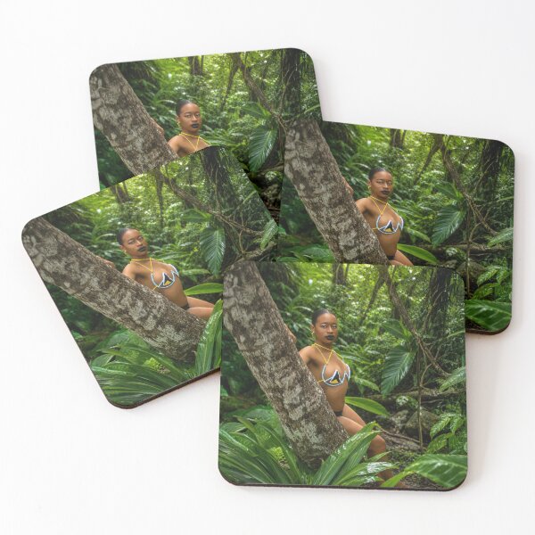 Item preview, Tropical Jungle Portrait | Nature Fashion Photography | Contemporary Wall Art Print designed and sold by TedKentPhoto.
