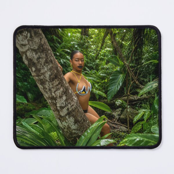 Item preview, Tropical Jungle Portrait | Nature Fashion Photography | Contemporary Wall Art Print designed and sold by TedKentPhoto.