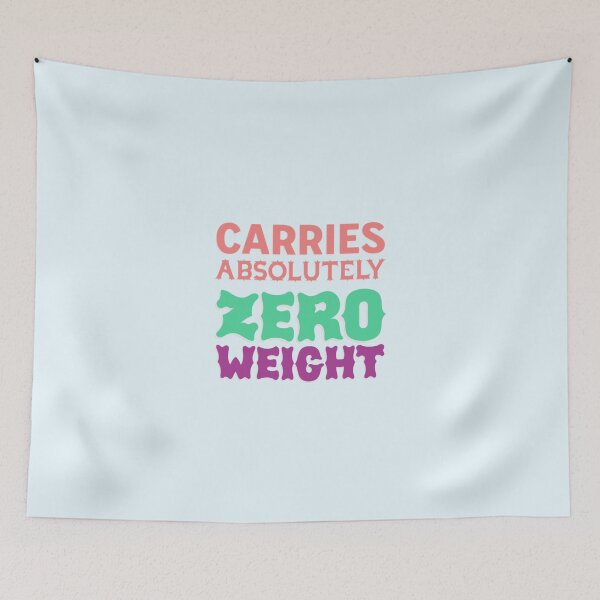Item preview, Humour T Shirt zero weight about own personality Motivational designed and sold by Digital Humour ⭐️⭐️⭐️.
