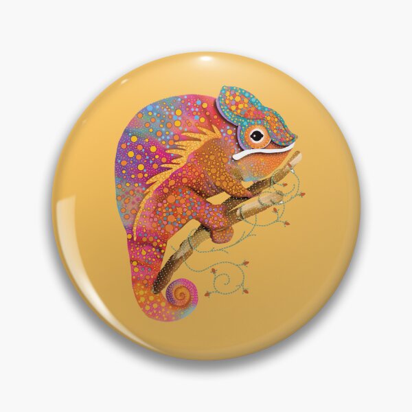 Item preview, Vibrant Rainbow Chameleon Colorful Lizard designed and sold by Karin Taylor.