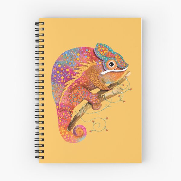 Item preview, Vibrant Rainbow Chameleon Colorful Lizard designed and sold by Karin Taylor.