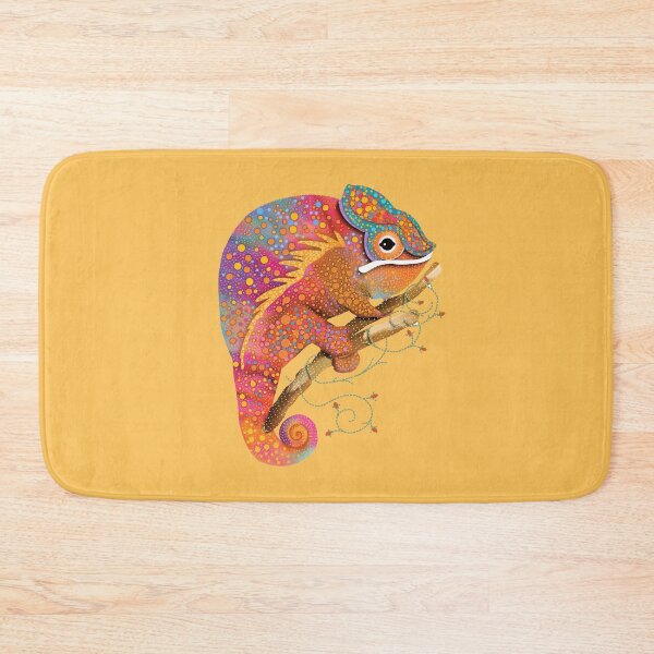Item preview, Vibrant Rainbow Chameleon Colorful Lizard designed and sold by Karin Taylor.