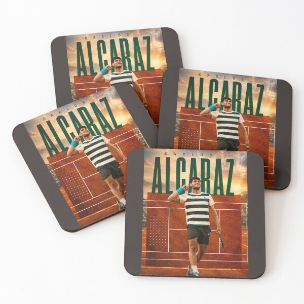 Item preview, Carlos Alcaraz Roland Garros Clay Court Champion Tennis Poster designed and sold by Holy-Verse.