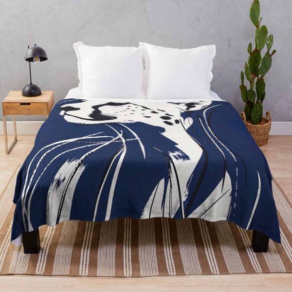 Item preview, cheetah - Blue Abstract Art designed and sold by shadow-bloom.