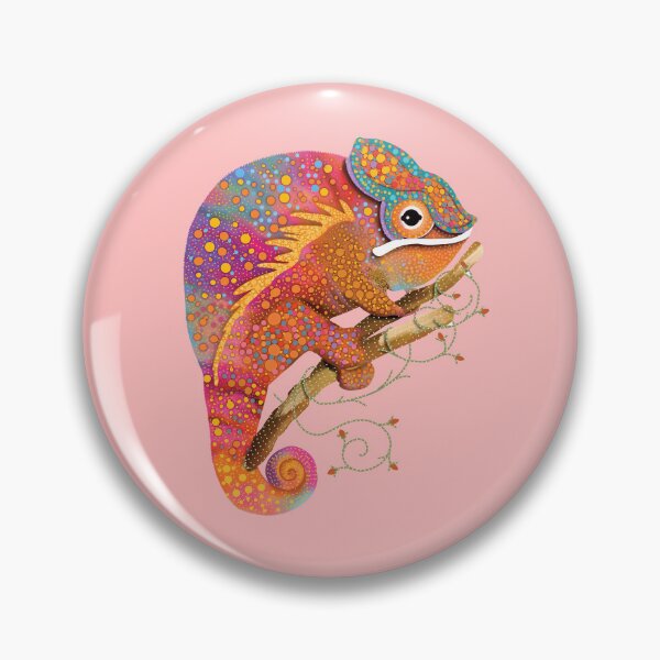 Item preview, Vibrant Rainbow Chameleon Colorful Lizard designed and sold by Karin Taylor.