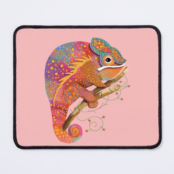 Item preview, Vibrant Rainbow Chameleon Colorful Lizard designed and sold by Karin Taylor.