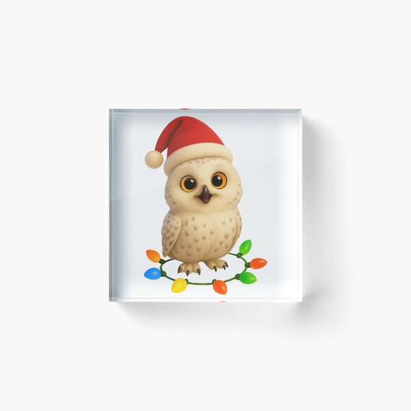 Item preview, Christmas Snowy Owl designed and sold by Sillytoe.