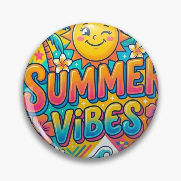 Item preview, Summer Vibes - Retro Vintage Sun and Beach Design T-Shirt designed and sold by Do-It-Over.