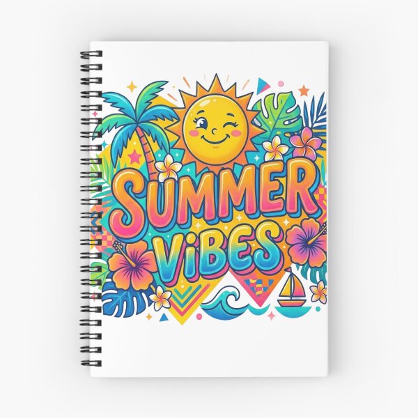 Item preview, Summer Vibes - Retro Vintage Sun and Beach Design T-Shirt designed and sold by Do-It-Over.