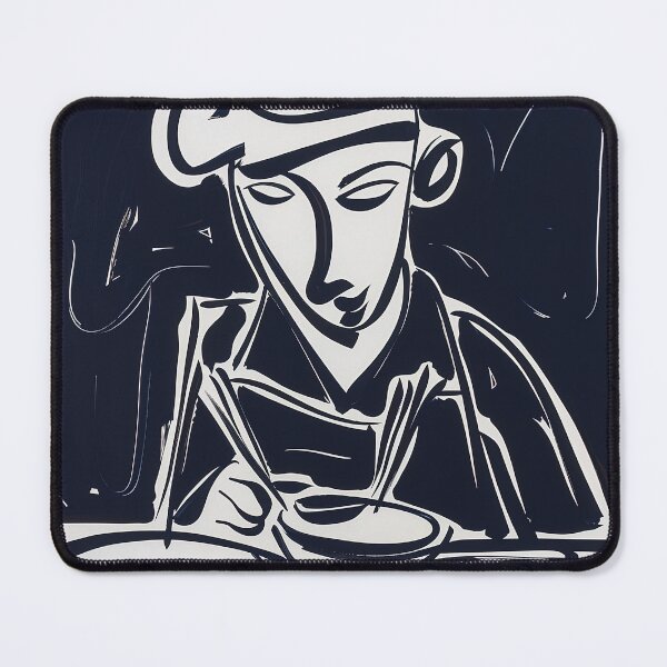 Item preview, Chef - Blue Abstract Art designed and sold by shadow-bloom.