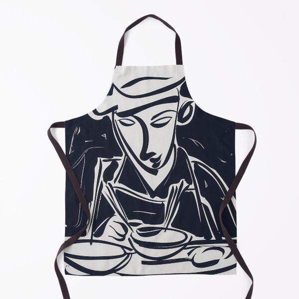 Item preview, Chef - Blue Abstract Art designed and sold by shadow-bloom.