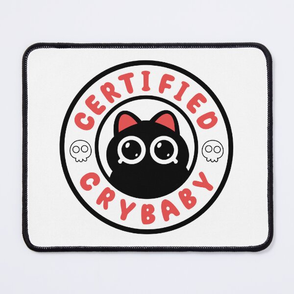 Item preview, Certified Crybaby Cute Sad Cat Graphic designed and sold by Artthree.