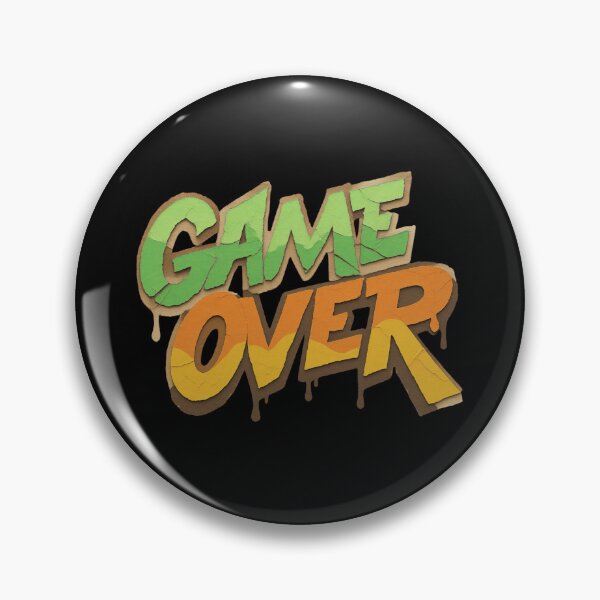 Item preview, Retro Drip Game Over Typography designed and sold by Khadigadesings.