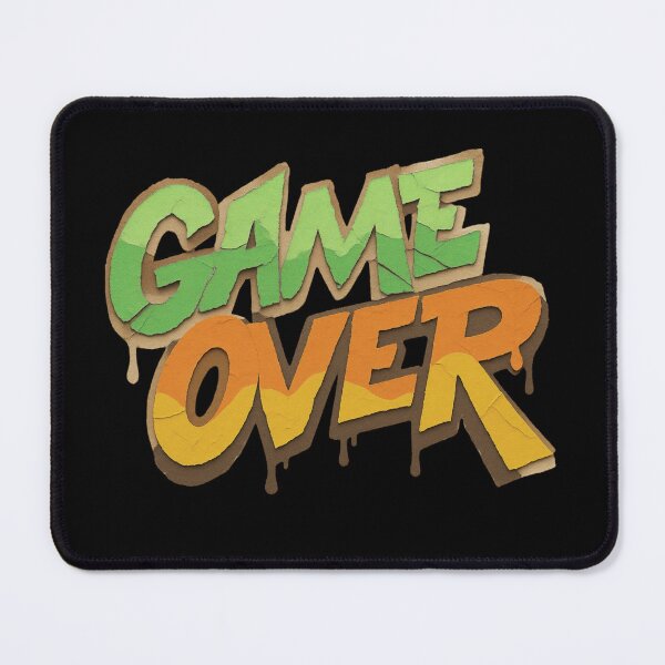 Item preview, Retro Drip Game Over Typography designed and sold by Khadigadesings.