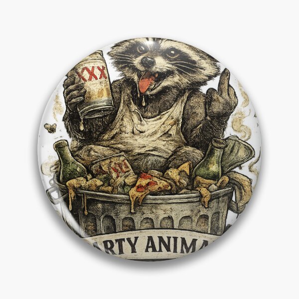 Item preview, Wild And Trashy Raccoon designed and sold by HayoH.