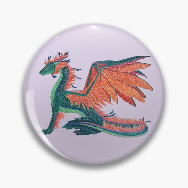 Item preview, Pretty tropical dragon in Gouache paints  designed and sold by WolfRaven Creations.