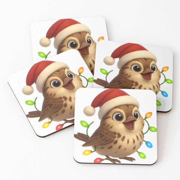 Item preview, Christmas Song Sparrow designed and sold by Sillytoe.