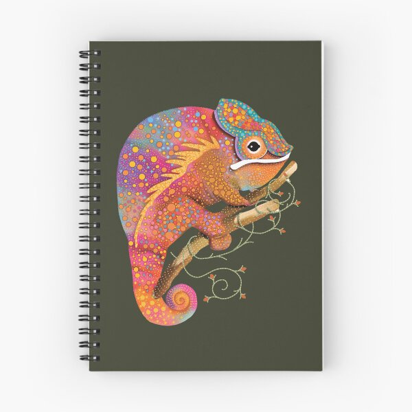 Item preview, Vibrant Rainbow Chameleon Colorful Lizard designed and sold by Karin Taylor.