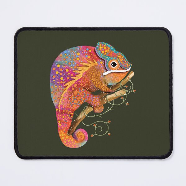 Item preview, Vibrant Rainbow Chameleon Colorful Lizard designed and sold by Karin Taylor.