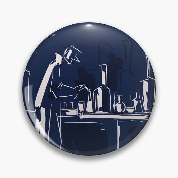 Item preview, Chemist - Blue Abstract Art designed and sold by shadow-bloom.