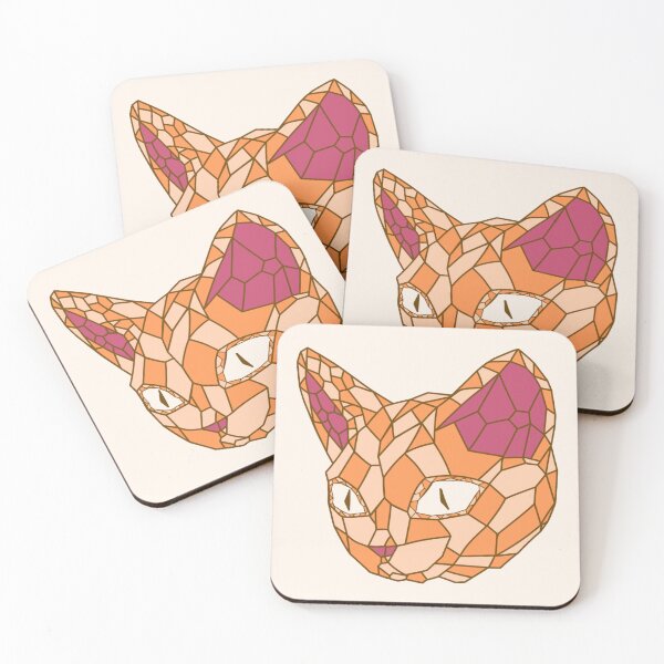 Item preview, A colorful mosaic of a cat designed and sold by BoldcreationsM.