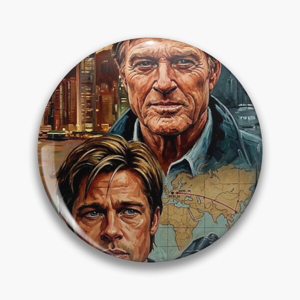 Item preview, Spy Game Retro Action Espionage Thriller Tribute Art Movie Poster designed and sold by Art's Diner.