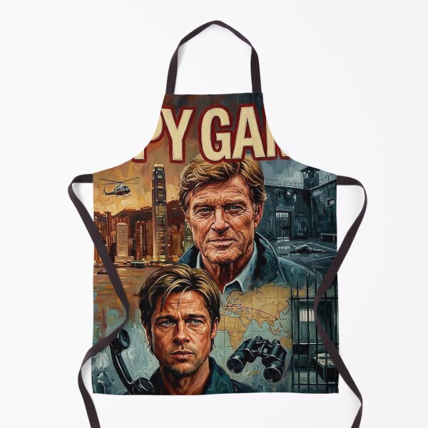 Item preview, Spy Game Retro Action Espionage Thriller Tribute Art Movie Poster designed and sold by Art's Diner.