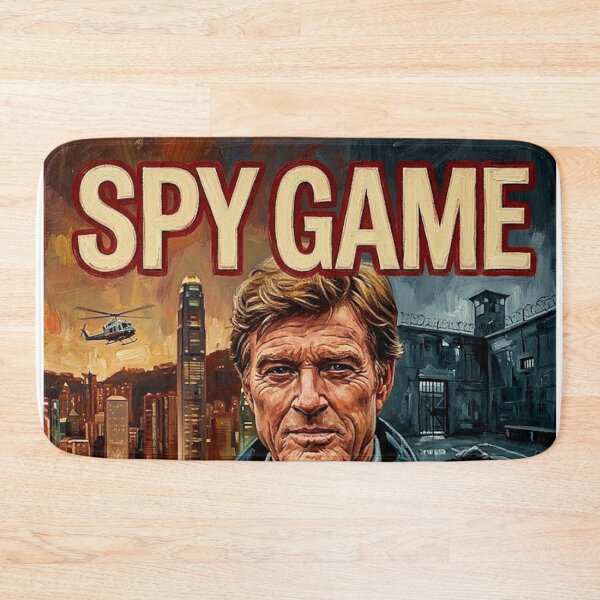 Item preview, Spy Game Retro Action Espionage Thriller Tribute Art Movie Poster designed and sold by Art's Diner.