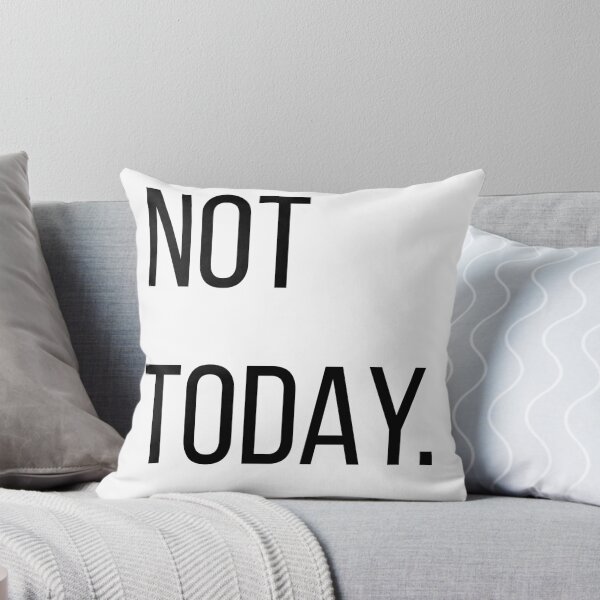 Item preview, Not Today. | Funny Minimalist Typography Quote | Introvert & Sarcastic Graphic Tee designed and sold by OveloStudios.