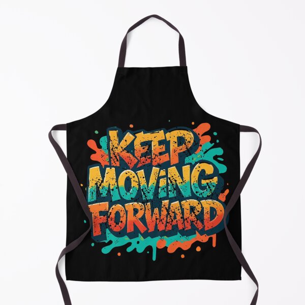 Item preview, Keep Moving Forward Colorful Urban Graffiti Typography designed and sold by Khadigadesings.