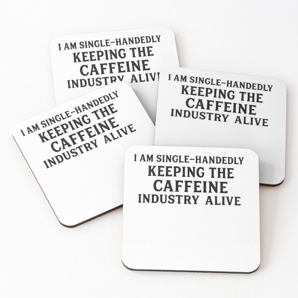 Item preview, Vintage Caffeine Industry Alive Typographic Graphic designed and sold by YourWearPulse.