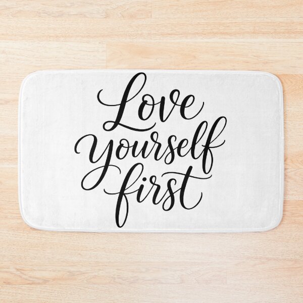 Item preview, Love Yourself First Minimalist Aesthetic Quote designed and sold by jo-e-basta.