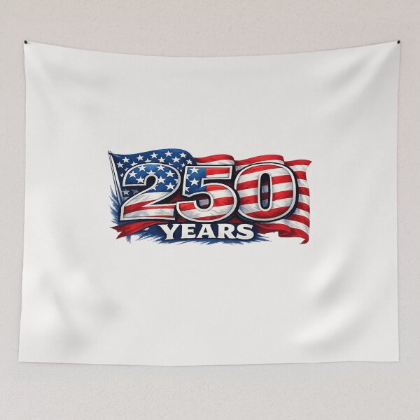 Item preview, 250 Years of Freedom American Flag Independence Day 1776–2026 designed and sold by Jack W Art.